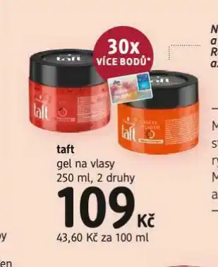 dm drogerie Taft gel na vlasy nabídka