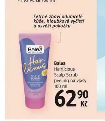 dm drogerie Balea peeling na vlasy nabídka
