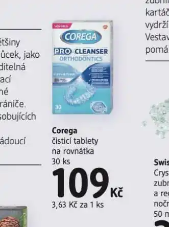 Corega čistící tablety na rovnátka