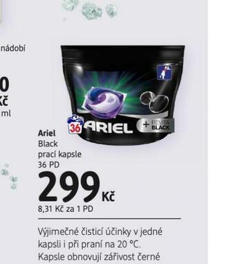 dm drogerie Ariel black prací kapsle nabídka