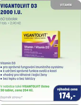 PharmaPoint VIGANTOLVIT D3 2000 I.U. nabídka