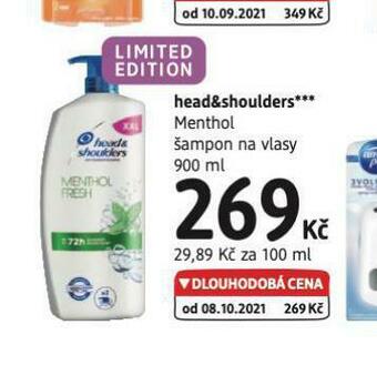 dm drogerie Head&amp;shoulders šampon nabídka