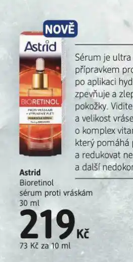 dm drogerie Astrid sérum proti vráskám nabídka