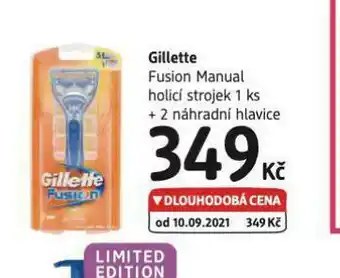 dm drogerie Gillette fusion manual holicí strojek nabídka