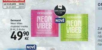 dm drogerie Dermacol slupovací maska nabídka