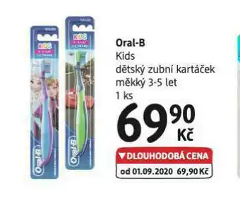 dm drogerie Oral.b kids dětský zubní kartáček nabídka