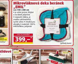 Norma Mikrovláknová deka beránek nabídka