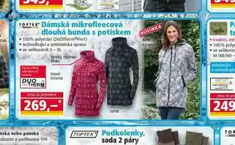 Norma Dámská microfleecová dlouhá bunda s potiskem nabídka