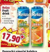Norma Relax fruit drink nabídka