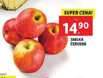 Lidl Jablka červená nabídka