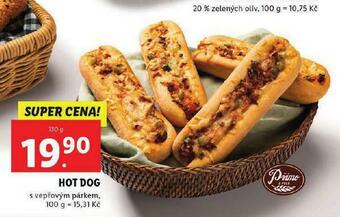 Lidl Hot dog nabídka