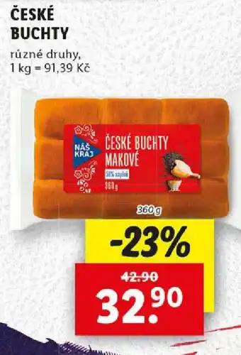 Lidl České buchty nabídka