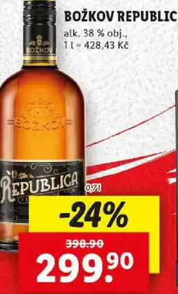 Lidl BOŽKOV Republika nabídka