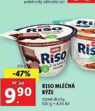 Riso mléčná rýže