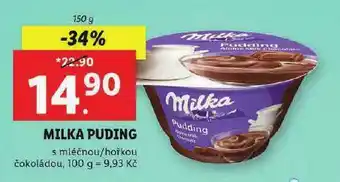 Lidl Milka puding nabídka