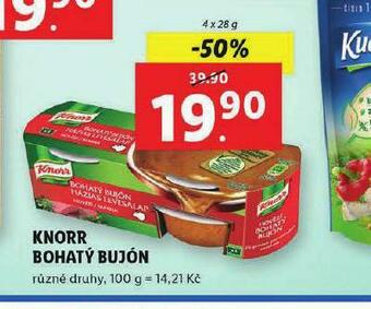 Lidl Knorr bohatý bujon nabídka
