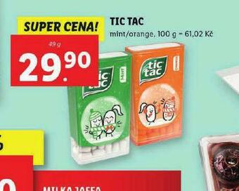 Lidl Tic tac nabídka