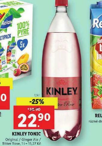 Lidl Kinley tonic nabídka