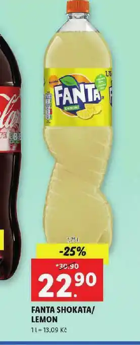 Lidl Fanta shokata / lemon nabídka