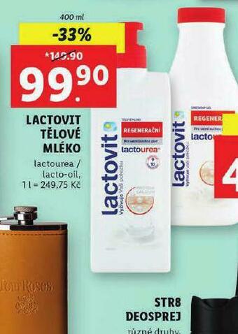 Lidl Lactovit tělové mléko nabídka