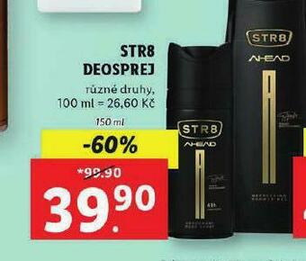 Lidl Str8 deosprej nabídka
