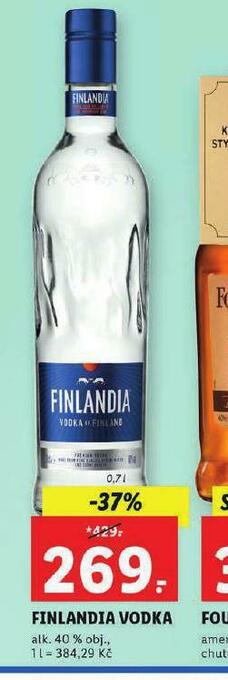 Lidl Finlandia vodka nabídka