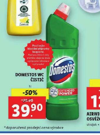 Lidl Domestos wc čistič nabídka