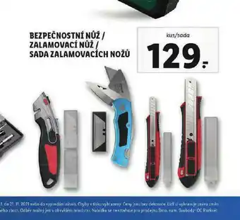 Lidl Zalamovací nůž nabídka