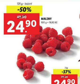 Lidl Maliny nabídka