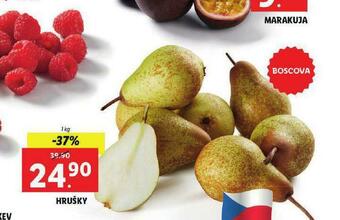 Lidl Hrušky nabídka