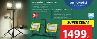 Lidl Pracovní led reflektor 2v1 nabídka