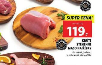 Lidl Krůtí stehenní maso na řízky nabídka