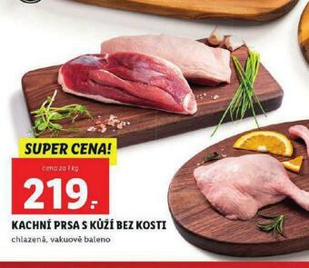 Lidl Kachní prsa s kůží bez kosti nabídka
