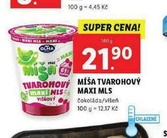 Lidl Míša tvarohový mls nabídka