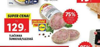 Lidl Tlačenka šunková / slezská nabídka