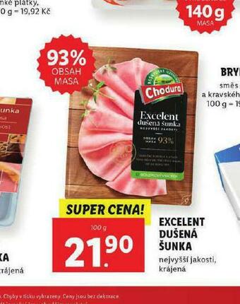 Lidl Excelent dušená šunka nabídka
