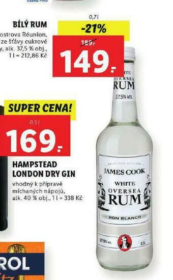 Lidl Bílý rum nabídka
