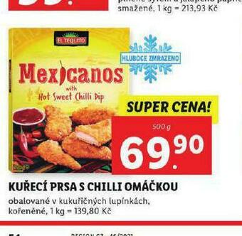 Lidl Kuřecí prsa s chilli omáčkou nabídka