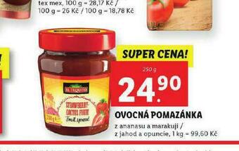 Lidl Ovocná pomazánka nabídka