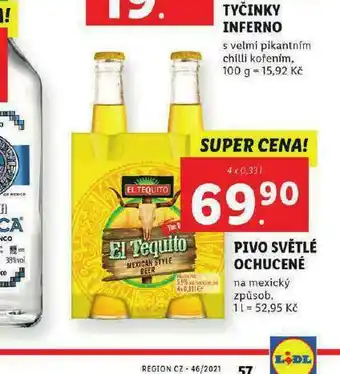 Lidl Pivo světlé ochucené nabídka