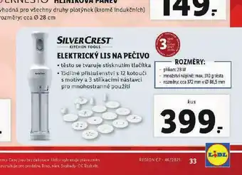 Elektrický lis na pečivo
