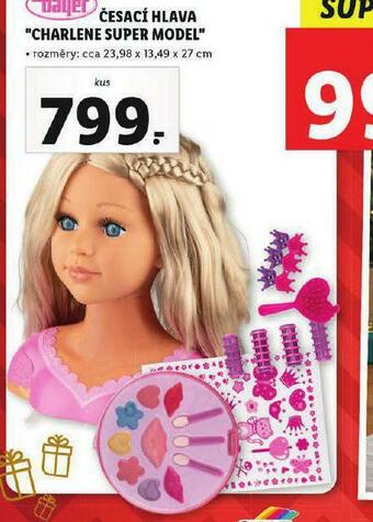 Lidl Česací hlava charlene super model nabídka