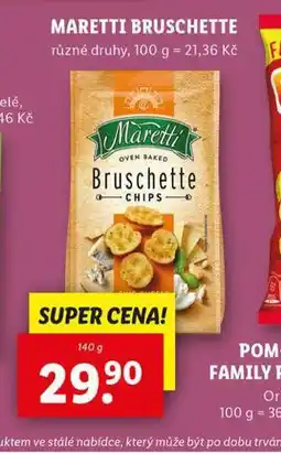 Lidl Maretti bruschette nabídka