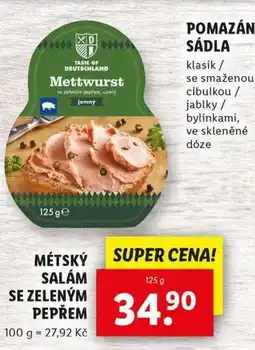 Lidl Métský salám se zeleným pepřem nabídka
