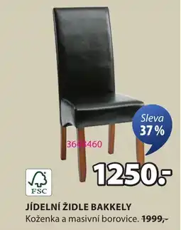 JYSK Jídelní Zidle Bakkely nabídka