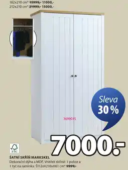 JYSK Šatní Skříň Markskel nabídka