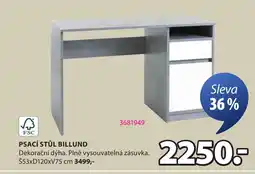 JYSK Psací Stůl Billund nabídka