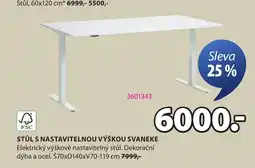 JYSK Stůl S Nastavitelnou Výškou Svaneke nabídka