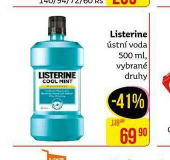 Teta Listerine ústní voda nabídka