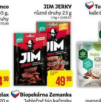 Teta Jim jerky nabídka